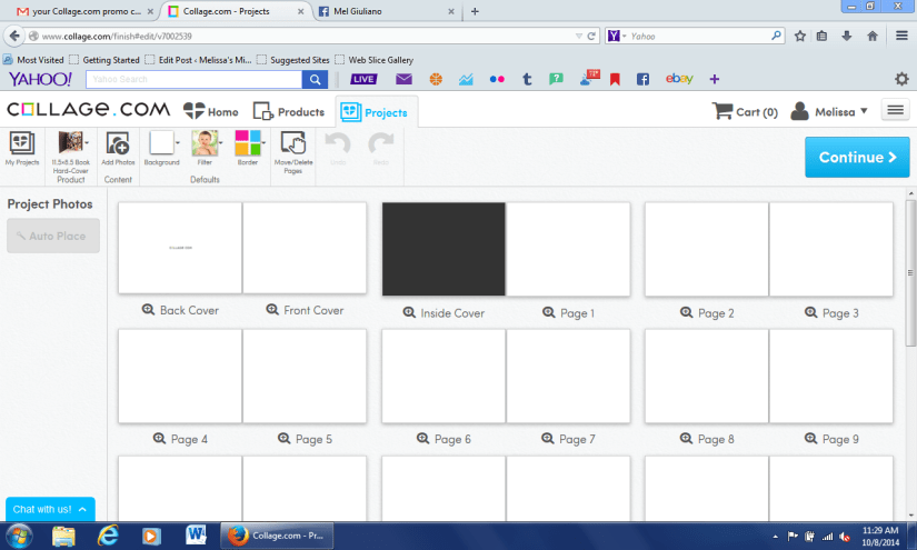 And it begins... To choose photos and our adventures.